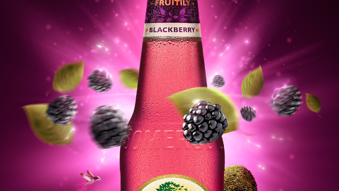 somersby blackberry detail bottle