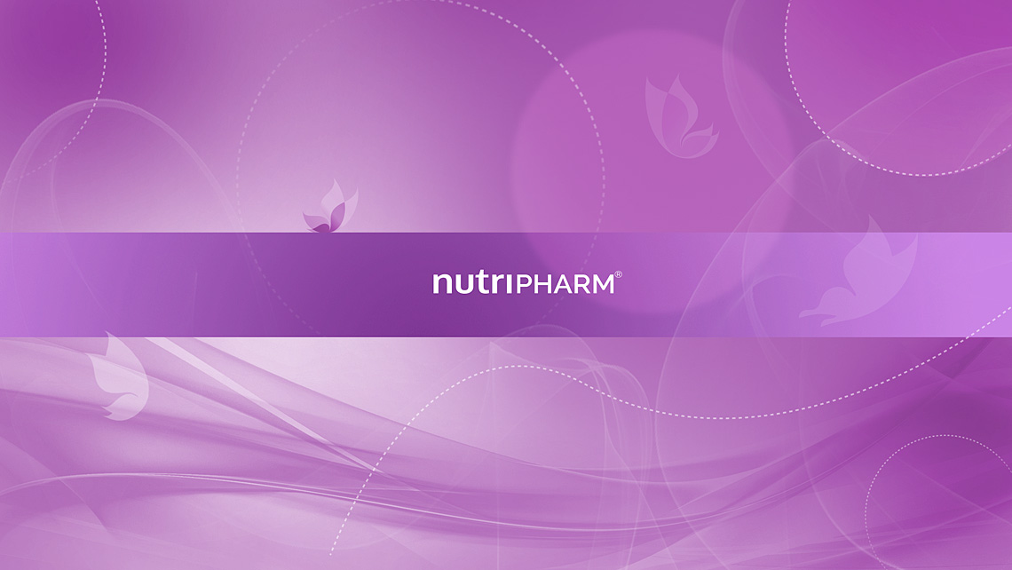 nutripharm design pink background